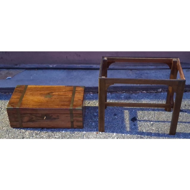 19th Century George III Rosewood Lap Desk on Stand, Circa 1810s For Sale In Washington DC - Image 6 of 16
