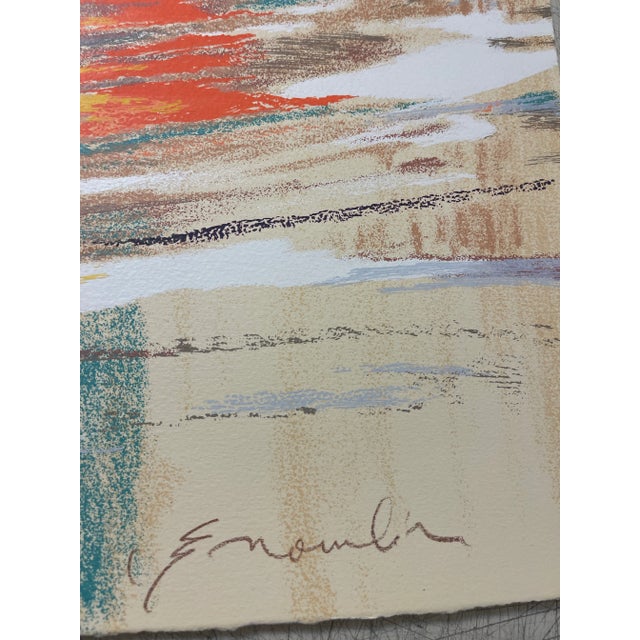 Paper BC Nowlin "This Way" Southwestern Signed Original Art Serigraph For Sale - Image 7 of 7