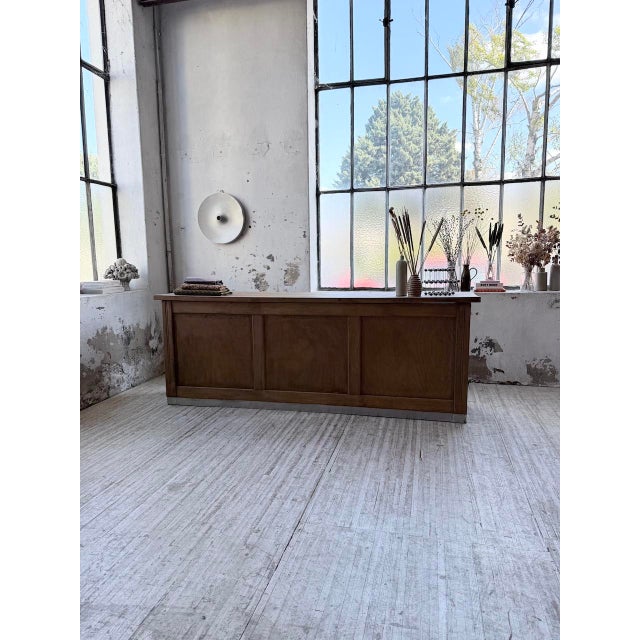 Walnut Trade Counter, 1950s For Sale - Image 4 of 18