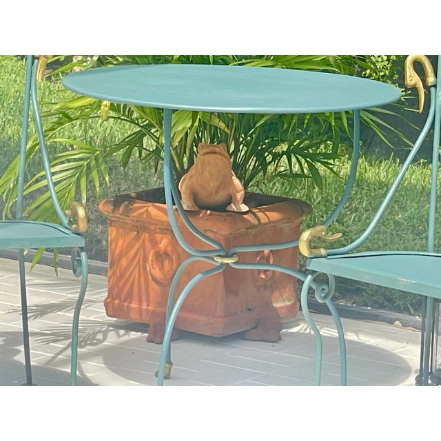 Maison Jansen Gondole Chairs & Table Set, Early 20Th. C For Sale - Image 18 of 18