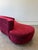 1980s Burgundy Kagan Style Sofa For Sale - Image 13 of 13