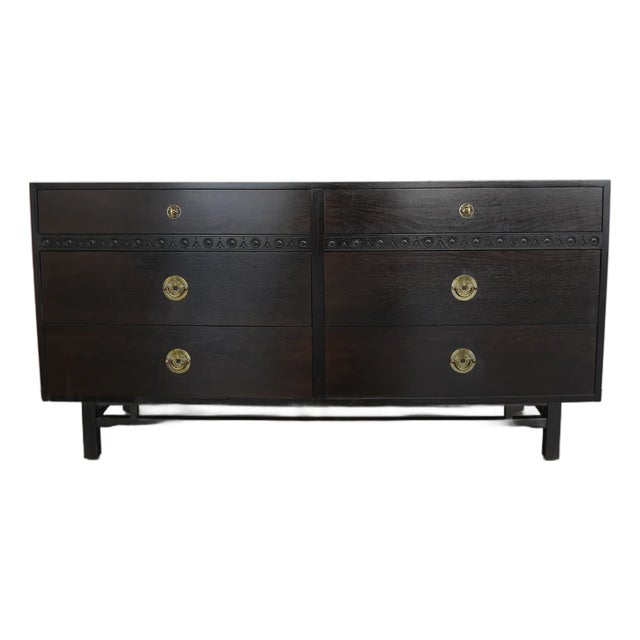 Vintage Chinoiserie 6-Drawer Dresser For Sale