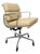 Herman Miller Eames Aluminum Group Soft Pad Management - Parchment Cream / Off-White Leather For Sale