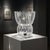 Contemporary Mikasa Ice Palace Crystal Vase Sculptural Scalloped Rim Slovenia For Sale - Image 3 of 11