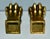 Antique French Empire Brass Claw Feet Ormolu For Sale - Image 11 of 12