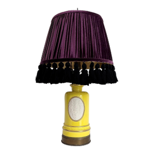 1940s Coat of Arms Lamp & Shade