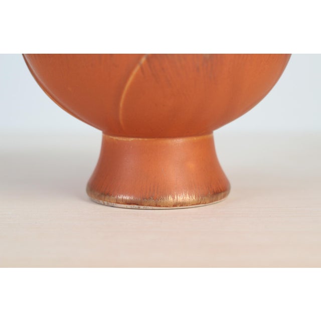 1960s 1963 Sun Glo Ceramic Pedestal Bowl by Inarco For Sale - Image 5 of 10