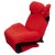 Wink 111 Armchair in Black and Red by Toshiyuki Kita attributed to Cassina, 1980s For Sale