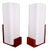 Teak and Satin White Opaline Wall Lights by Louis Kalff for Philips, 1960s, Set of 2 For Sale