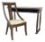 Hollywood Regency Tessellated Stone Writing Desk & Matching Klismos Chair Used in "Angel" & "Pam & Tommy" For Sale