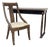 Late 20th Century Hollywood Regency Tessellated Stone Writing Desk & Matching Klismos Chair Used in "Angel" & "Pam & Tommy" For Sale