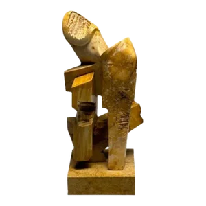 Mid-Century Modern Abstract Marble Sculpture / Statue, Signed and Dated, 1983