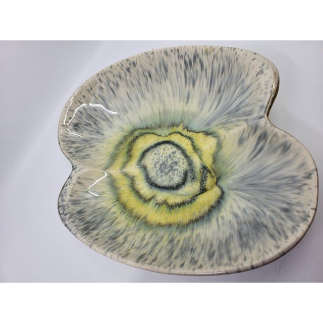 Large Vintage West German Glazed Ceramic Trinket Tray, 1970s For Sale - Image 6 of 11
