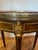 Wood Marble Top Mahogany Side Table With Brass Gallery and Mounts For Sale - Image 7 of 11