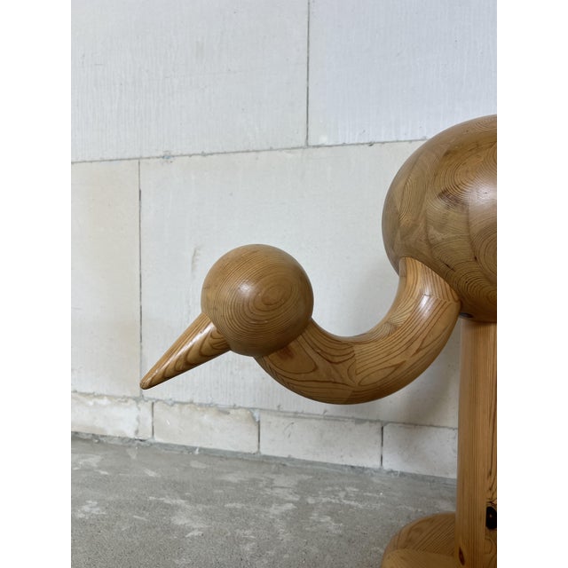 1970s Large Wooden Ostrich from Kaija Aarikka, 1970s For Sale - Image 5 of 12