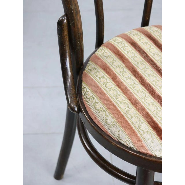 1970s Set of Plush Upholstered Dining Chairs by Michael Thonet, 1970s For Sale - Image 5 of 18