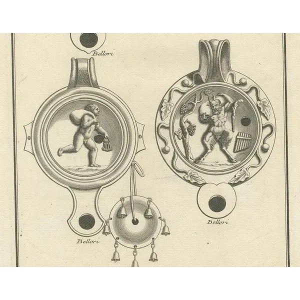 Ancient Lamps in Art, 1722, Paper For Sale - Image 6 of 10