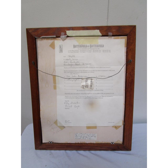 Gray 1940s Black and White Lithograph By Francisco Mora, Miner For Sale - Image 8 of 8