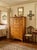 A handsome and unusually configured American Chippendale tall chest of drawers dating to the late 18th century, circa...