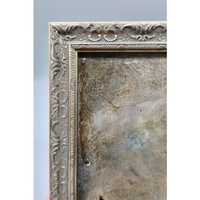 Antique French Oil Painting on Canvas — Signed Maritime Seascape, Circa 19th Century For Sale - Image 10 of 12