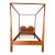 Habersham Shaker Style Full Size Pine Tester Poster Bed For Sale