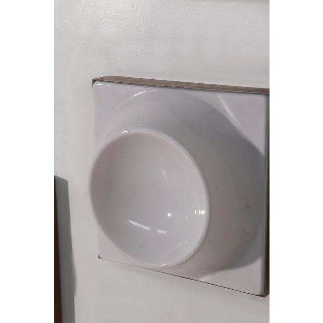 Italian Space Age Brass Wall Sconces, 1970s, Set of 3 For Sale - Image 6 of 10