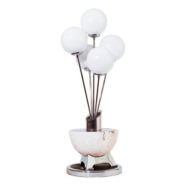 Large Volcano Table Lamp from Maof, Spain, 1970s For Sale