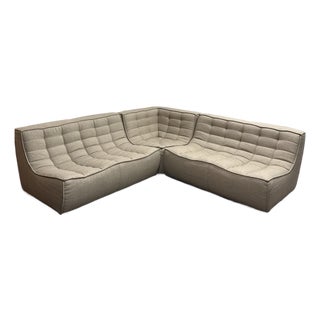 Jacques Deneef for Ethnicraft N701 Modular Sectional, Set of Three For Sale