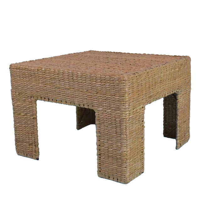Tan Low Square Side Table by Mario Lopez Torres For Sale - Image 8 of 8