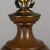 French Walnut Baluster Form Lamps - a Pair For Sale - Image 10 of 12