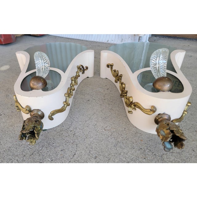 Movie Theater Wall Sconces Hollywood RTegency Style - A Pair For Sale In San Francisco - Image 6 of 10