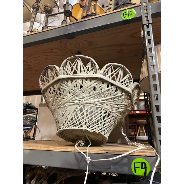 Abstract 1970s Palm Springs Fiberglass Chandelier For Sale - Image 3 of 10