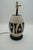 Black & Ivory Geometric Chulucanas Pottery Lamp – Handcrafted Peruvian Art small egg shape Add a touch of artisan elegance...