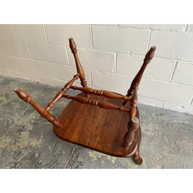 2020s Studio-Made Captain’s Chairs in American Black Walnut, Winged Foot-2020 For Sale - Image 5 of 9