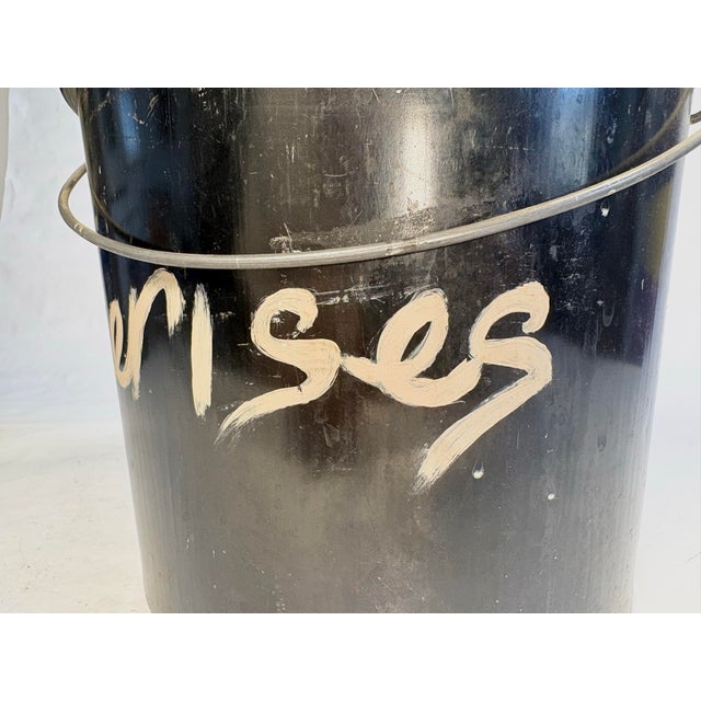 Vintage French Country Style Metal Bucket - "Cerises" For Sale - Image 4 of 8