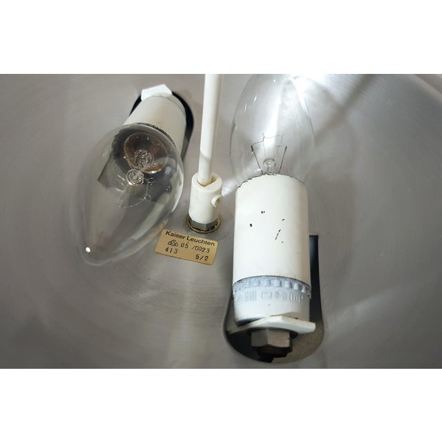 Large Vintage Space Age Hanging Lamp by Klaus Hempel for Kaiser Leuchten Neheim, 1970s For Sale - Image 9 of 18