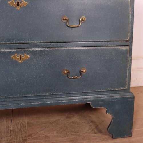 English Painted Chest of Drawers, 1890s For Sale - Image 4 of 10