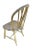An early 1900s rustic spindle back chair in mustard green — a characterful accent for a country home. Lovely as a desk...