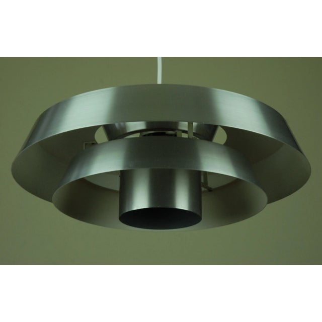 Mid-Century Modern Nova Pendant Lamp by Jo Hammerborg for Fog & Mørup, Denmark 1960s For Sale - Image 3 of 14