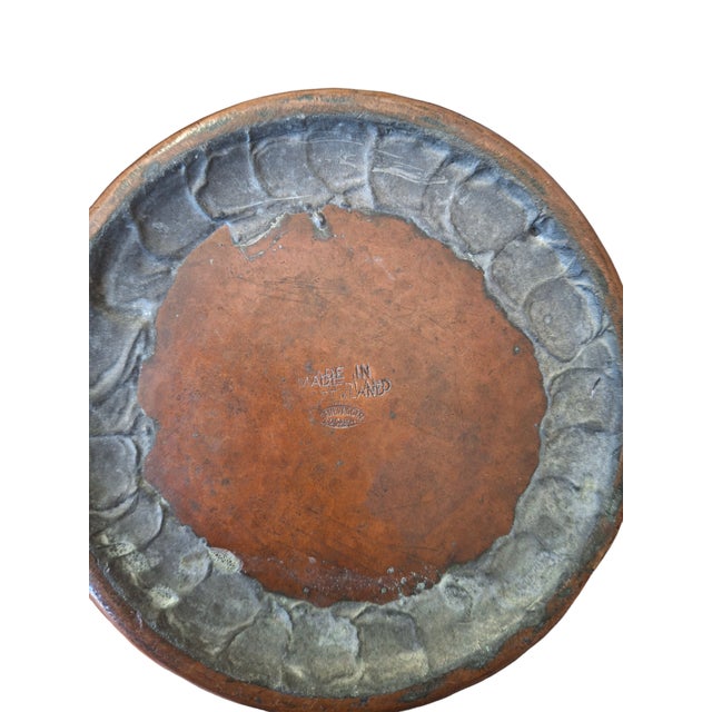 Early 20th Century Vintage English Hand Hammered Copper Vase For Sale - Image 5 of 5