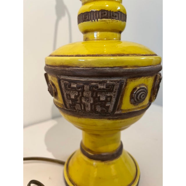 Ceramic Pair Mid-Century Table Lamps by Designer Zaccagnini For Sale - Image 7 of 7