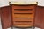 French Antique French Louis XV Marble Top Demilune Dresser Commode Cabinet W/ 5 Drawers For Sale - Image 3 of 13