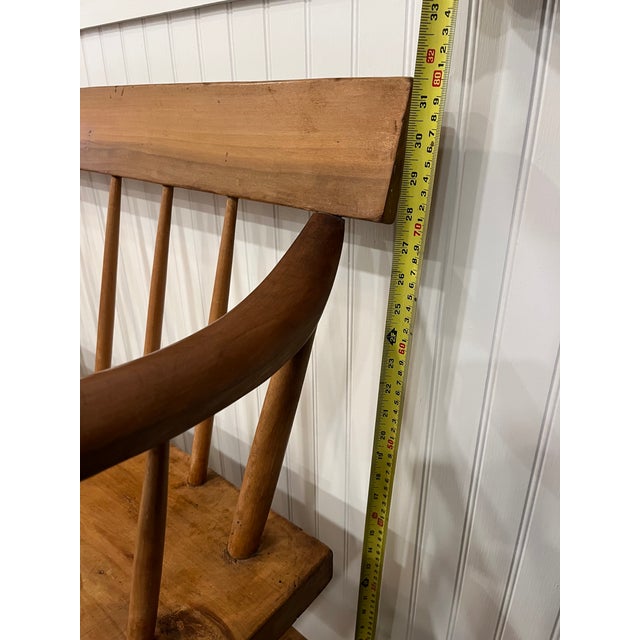 Mid 20th Century New England Deacon’s Bench For Sale In Boston - Image 6 of 9