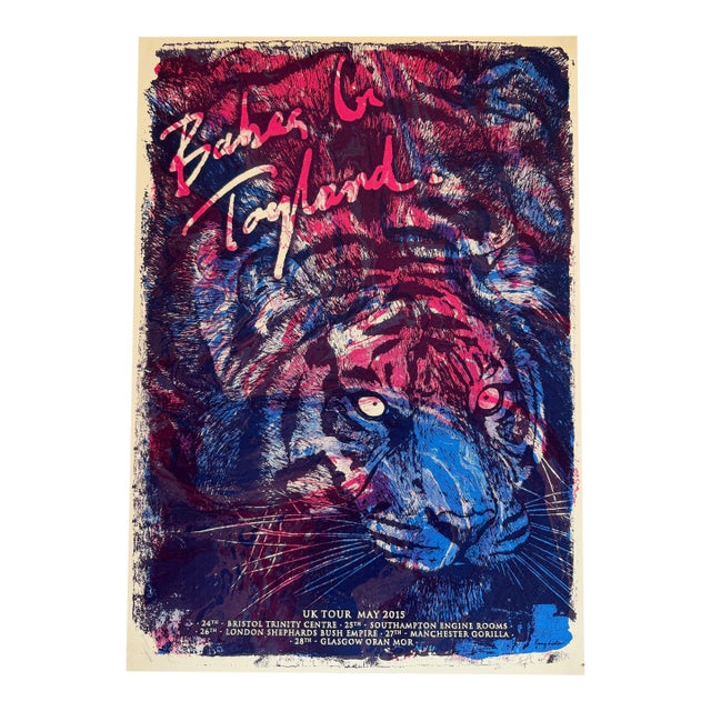 Tommy Davidson-Hawley , Babes in Toyland ,Signed, Hand Pulled 3 Colour Screenprint, Printed in Uk For Sale