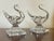 Antique 19th Century American Flint Glass Swan Form Open Salt Cellars With Lemon Squeeze Bases - A Pair For Sale - Image 14 of 14