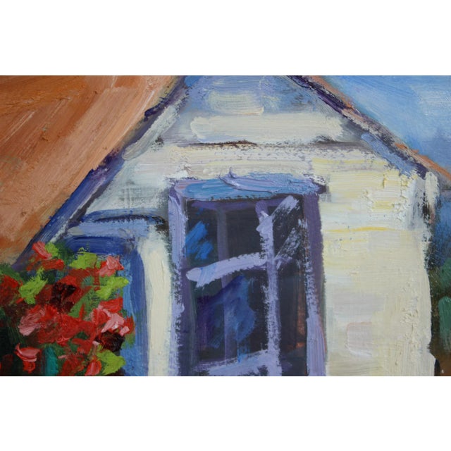 Wood Quiet Places & Journeys — Connie’s Barn (Original Oil Landscape) For Sale - Image 7 of 13