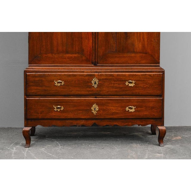 Baroque Style Cabinet in Oak and Pine, Early 19th Century For Sale - Image 10 of 18
