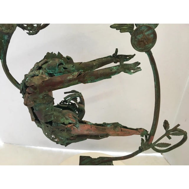 Early 20th Century Snell Copper Sculpture For Sale In Miami - Image 6 of 6