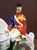 Antique Staffordshire Style Wellington Horseback Figurine Ceramic 10" L For Sale - Image 9 of 12