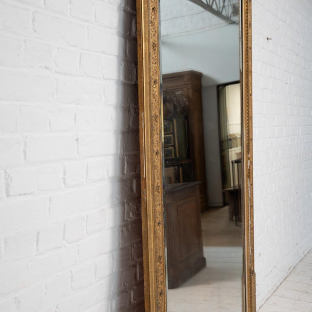 Large Napoleon III Pediment Mirror, 1870 For Sale - Image 4 of 11